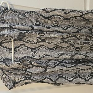 Snakeskin Print Blouse Liz Claiborne